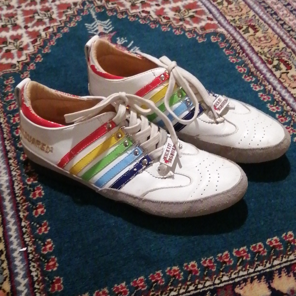 Dsquared Kick it Get in the fast lane shoes size 38